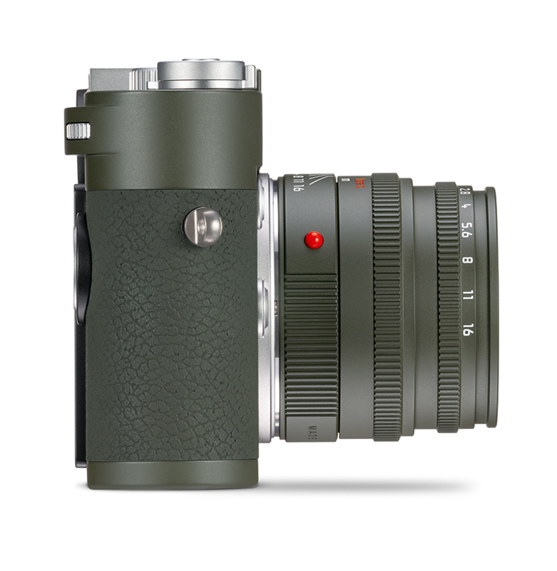 Leica limited 'Safari' edition M10-P side view